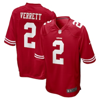 mens nike jason verrett scarlet san francisco 49ers game pla